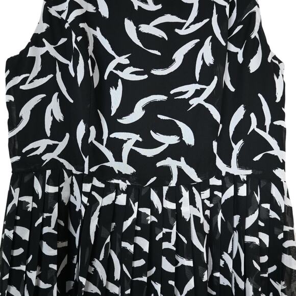 GAP Womens 8 Fit & Flare Pleated Skirt Dress - Picture 5 of 9